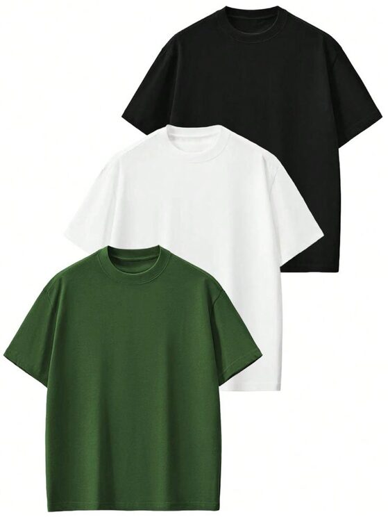 Plain Full Cotton Basic T-shirts
