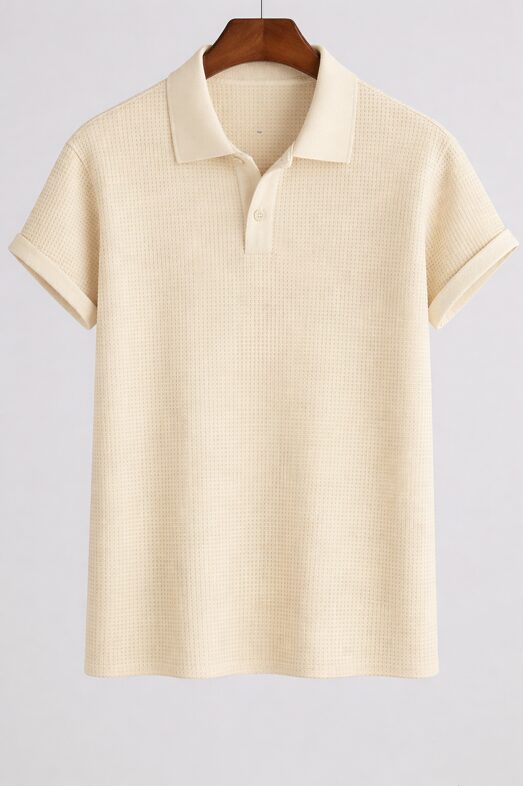 Waffle Knit Polo