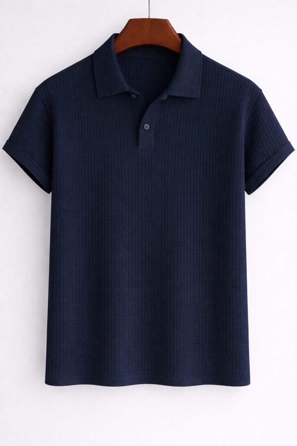 Waffle Knit Polo