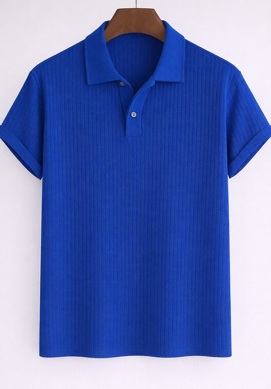 Waffle Knit Polo