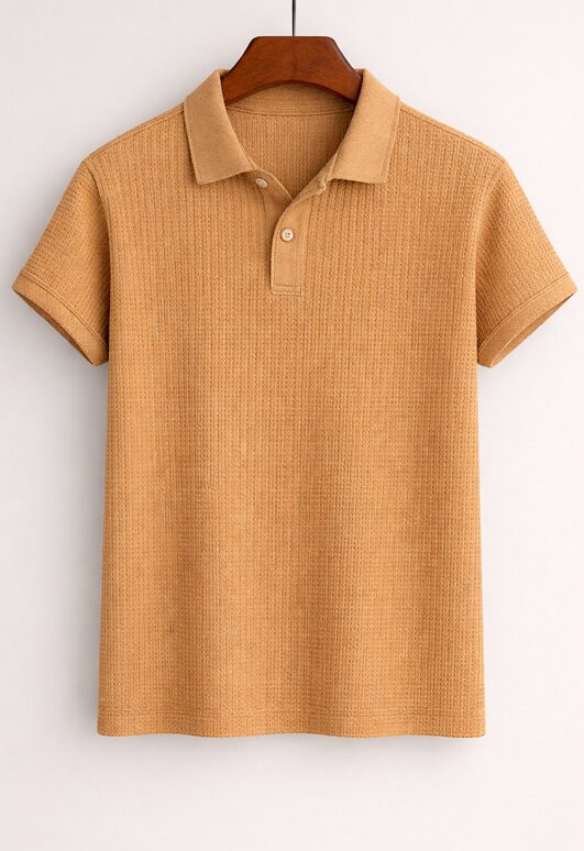 Waffle Knit Polo