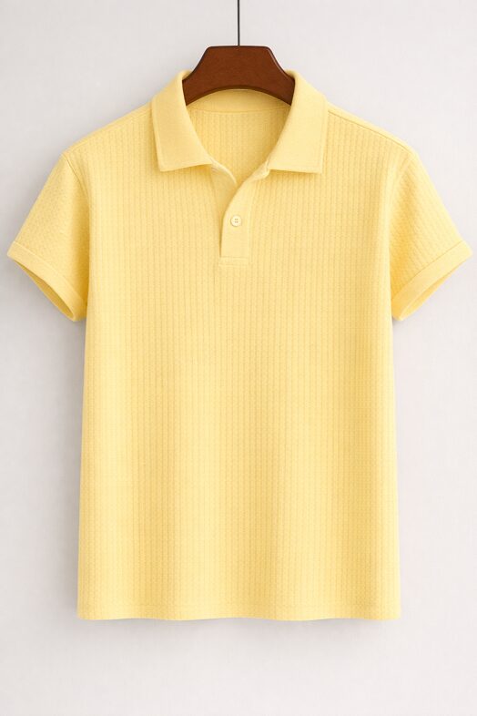 Waffle Knit Polo