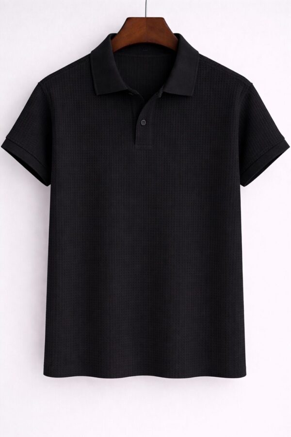 Waffle Knit Polo