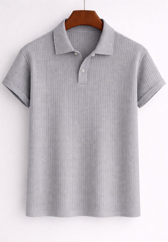 Waffle Knit Polo