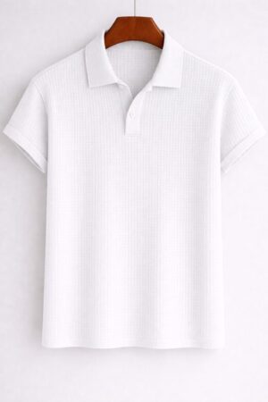 Waffle Knit Polo