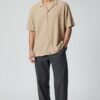 Ribbed Buttom Up Shirt