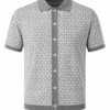 The Regal Knit Button Up Polo Shirt