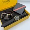Wallet, Watch &Belt Combo Gift Set