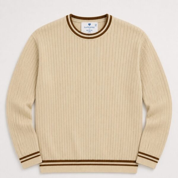 Long Sleeves Crewneck -100% cotton
