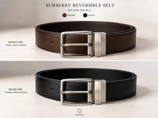 Leather Reversible 2 in 1 belt