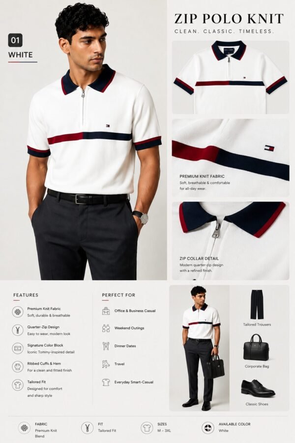 2a98e97f-e3cf-4917-9ebf-d37c7fa06bef Tommy Hilfiger Zip Polo