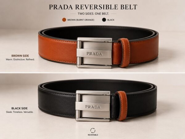 Leather Reversible 2 in 1 belt