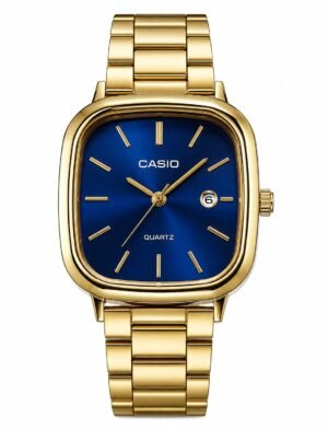 CASIO Square Quartz Watch (Date display)