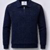 Long Sleeves Quarter Zip-100% Cotton
