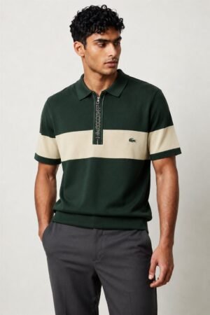 Lactose Quarter Zip Polo shirt