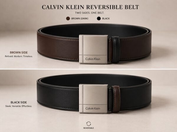 Leather Reversible 2 in 1 belt