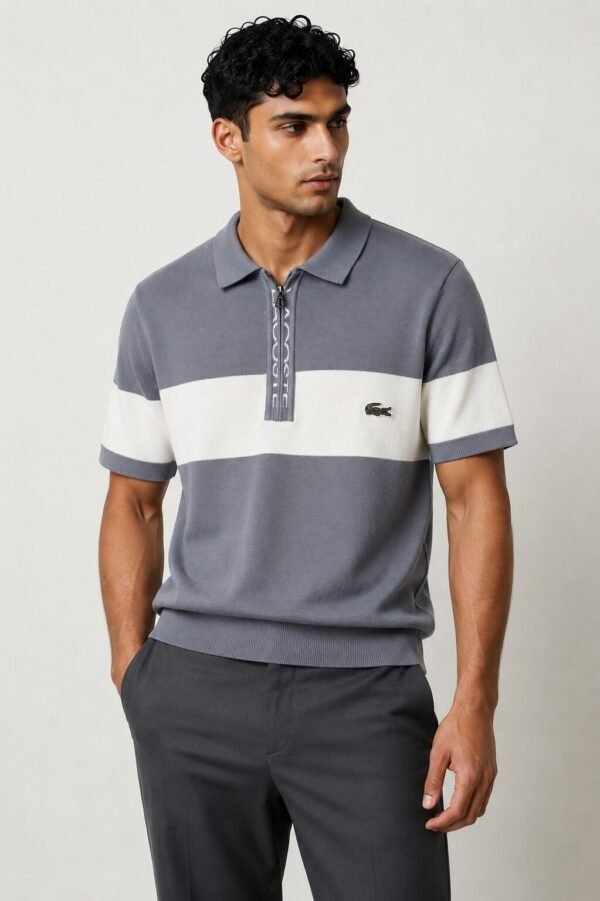 Lactose Quarter Zip Polo shirt