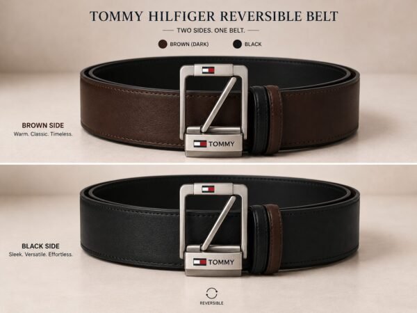Leather Reversible 2 in 1 belt