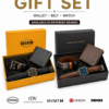 Wallet, Watch &Belt Combo Gift Set new