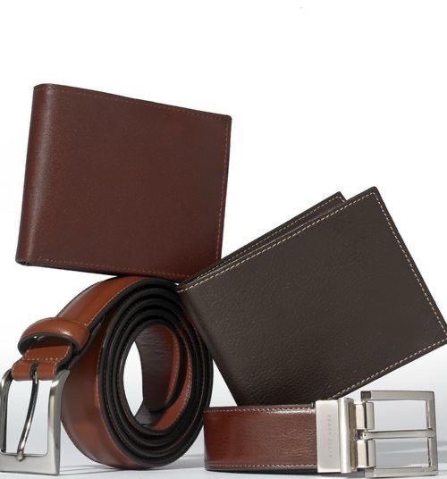 Executive wallet and belt Set