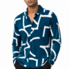 056e68fd-6ab6-4d1c-974d-77ec0b78c13e Geometric Print long sleeve Shirt