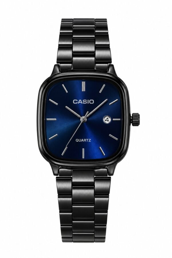 CASIO Square Quartz Watch (Date display)