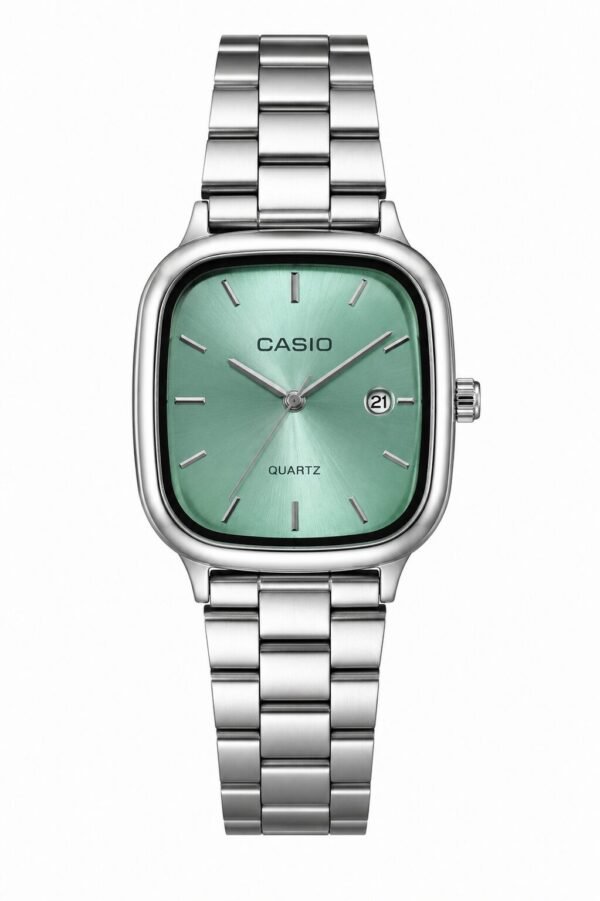 CASIO Square Quartz Watch (Date display)