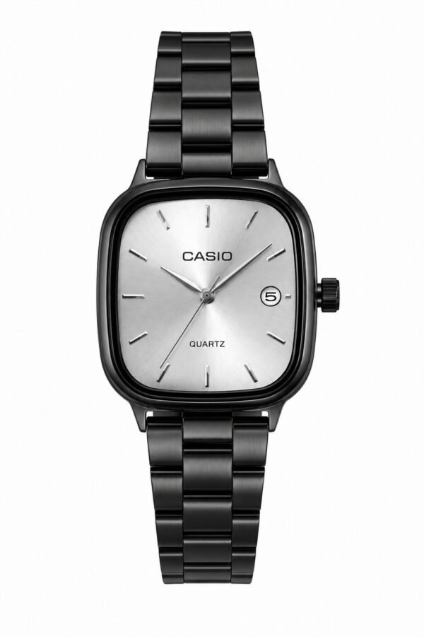 CASIO Square Quartz Watch (Date display)