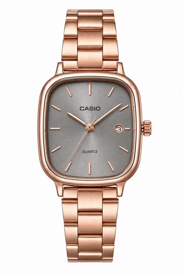 CASIO Square Quartz Watch (Date display)