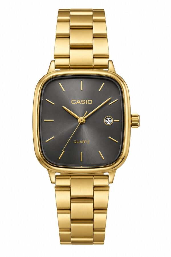 CASIO Square Quartz Watch (Date display)