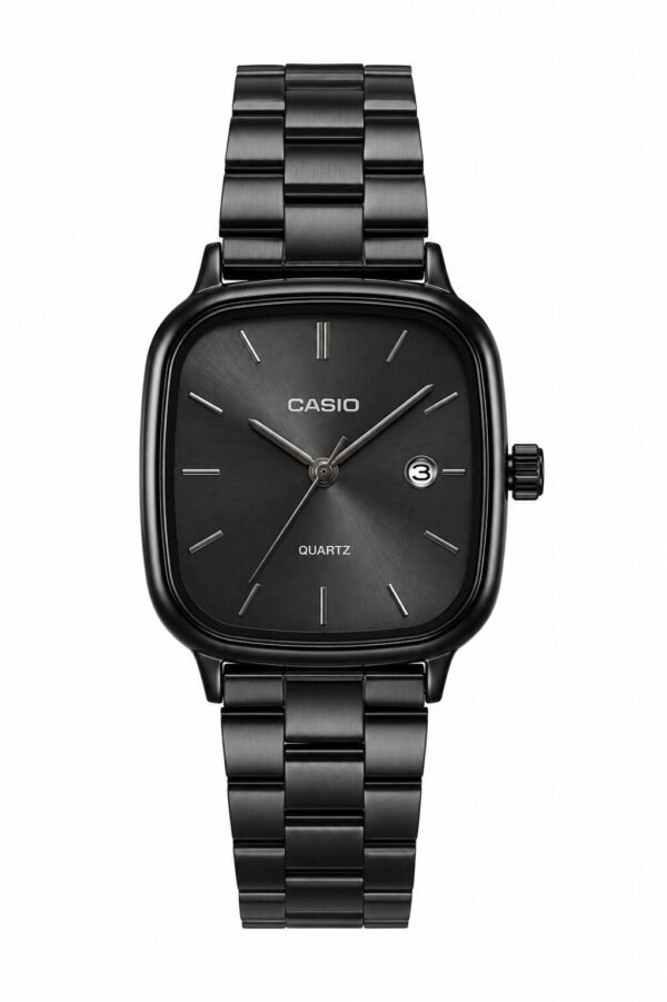 CASIO Square Quartz Watch (Date display)