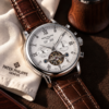 Patek Philippe Leather Strap Watch - Engine