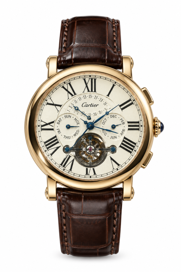 Cartier Leather Strap Watch - Engine